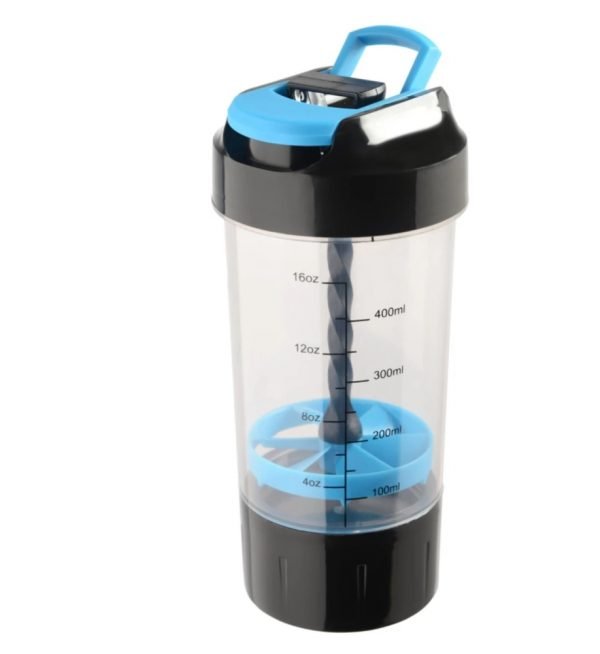 HAANS Cyclone shaker 500 ml shaker ( pack of 1 blue plastic