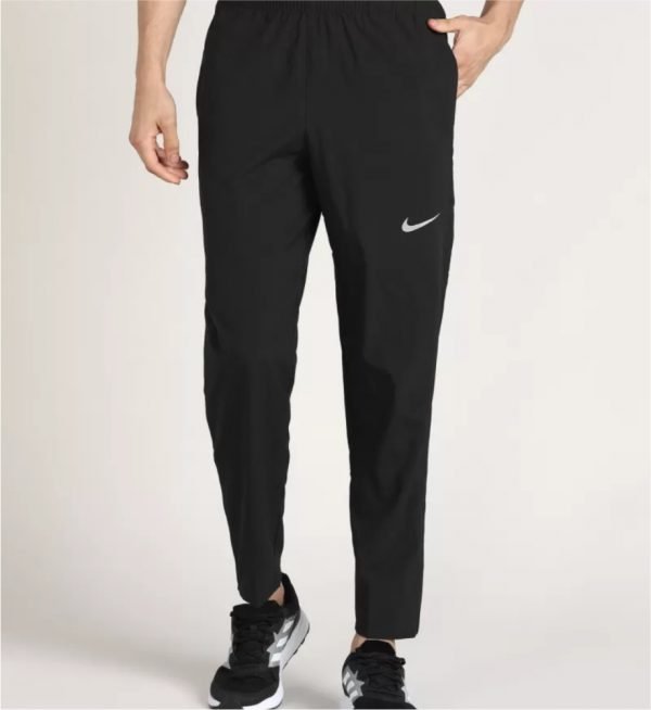 NIKE  Dri-FIT Solid Men black track pants